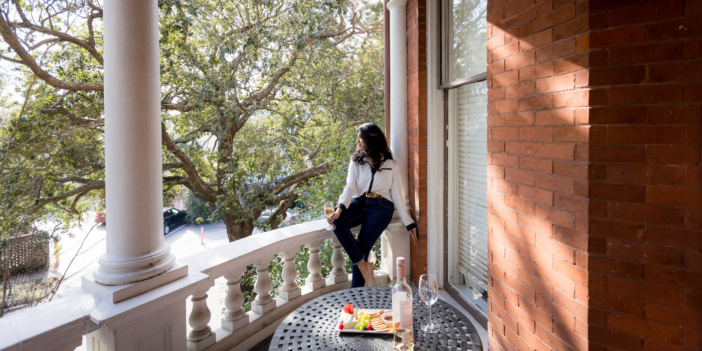 Balcony room at The Kehoe House